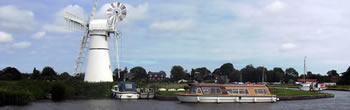 Thurne Windpump on the River Thurne.